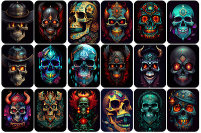 490+ Skulls Images Bundle - Artixty