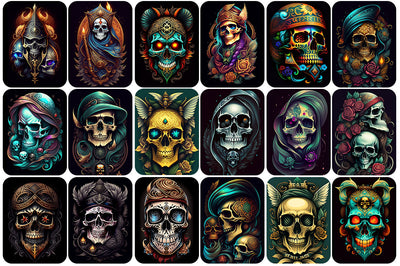 490+ Skulls Images Bundle - Artixty