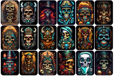 490+ Skulls Images Bundle - Artixty