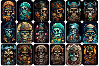 490+ Skulls Images Bundle - Artixty