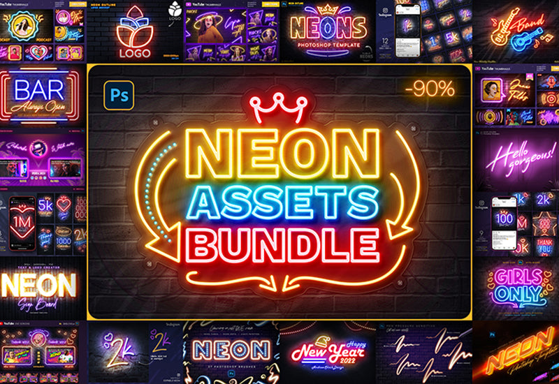 The Neon Assets Bundle - Artixty
