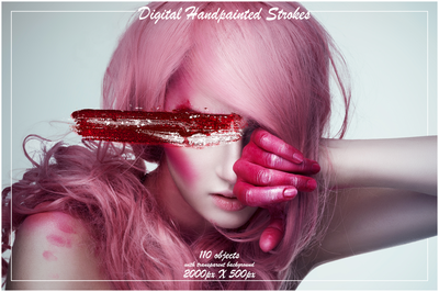 1000+ Digital Hand Painted Brush Strokes - Artixty
