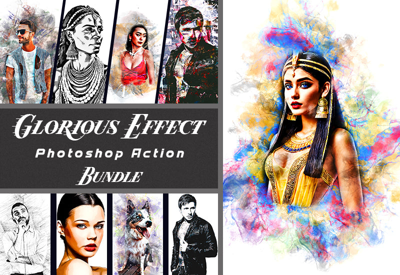 Glorious Effect Photoshop Actions Bundle - Artixty