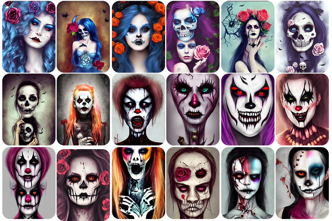 170+ Mixed Skulls Images Bundle - Artixty
