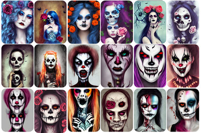 170+ Mixed Skulls Images Bundle - Artixty