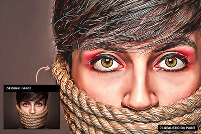 The 10-in-1 Stunning Oil Paint Effects Bundle-Add-Ons-Artixty