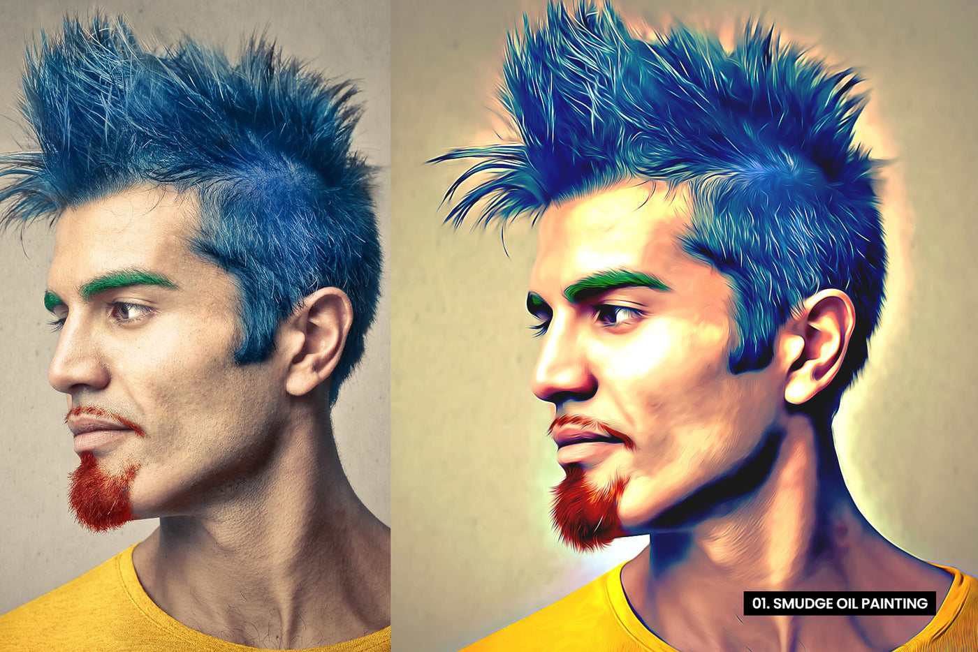 The 10-in-1 Marvelous Oil Paint Effects Bundle-Add-Ons-Artixty