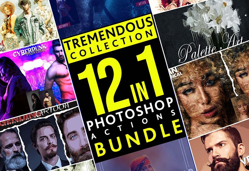 The 12-in-1 Tremendous Photoshop Actions Bundle - Artixty
