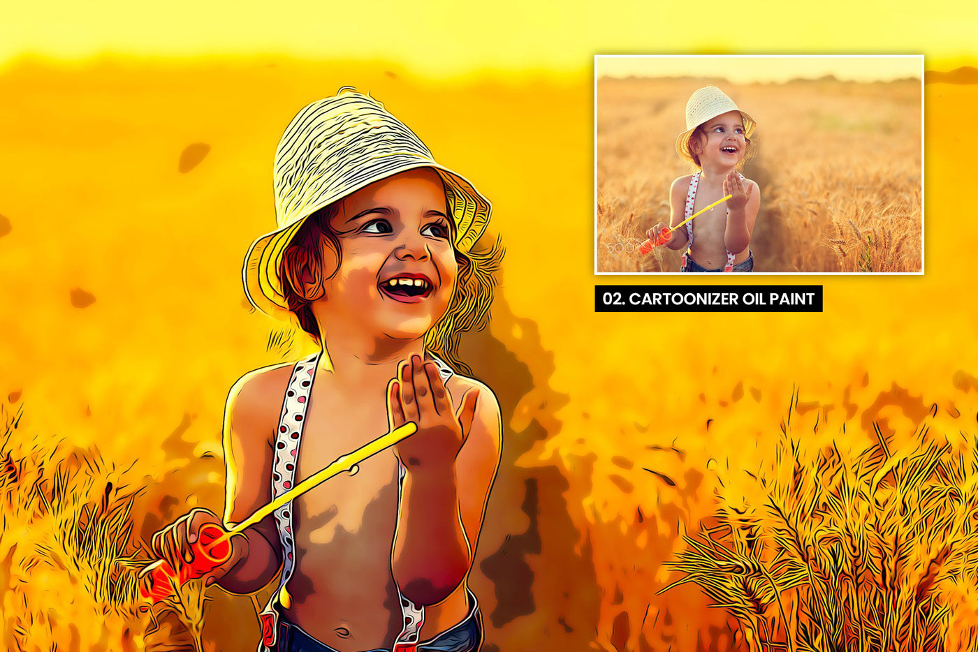 The 10-in-1 Stunning Oil Paint Effects Bundle-Add-Ons-Artixty
