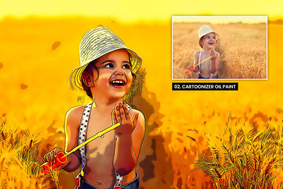 The 10-in-1 Stunning Oil Paint Effects Bundle-Add-Ons-Artixty