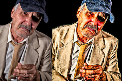 10-In-1 Authentic Painting Photoshop Actions Bundle