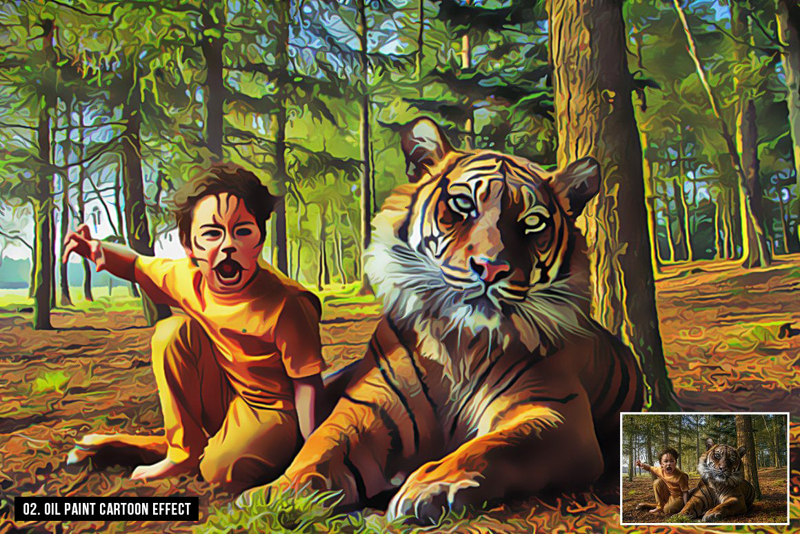 The 10-in-1 Versatile Oil Paint Effects Bundle-Add-Ons-Artixty