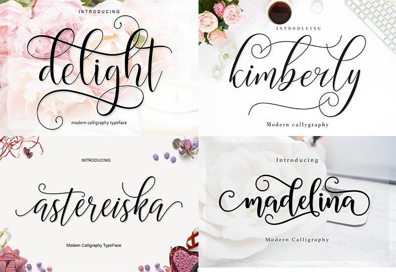 The Swirly Bundle Of Fonts and Presentation Templates - Artixty