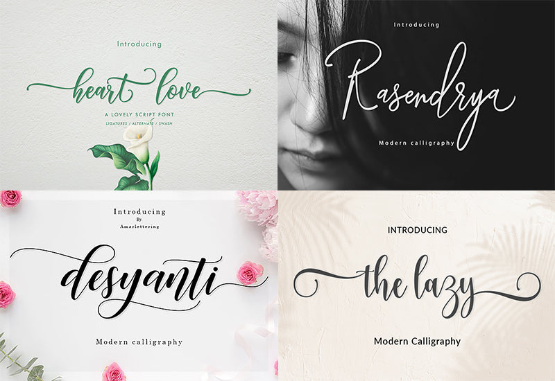 The Swirly Bundle Of Fonts and Presentation Templates - Artixty