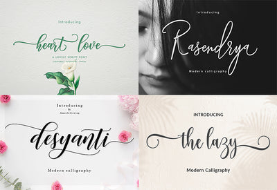 The Swirly Bundle Of Fonts and Presentation Templates - Artixty