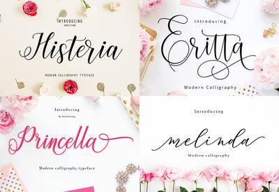 The Swirly Bundle Of Fonts and Presentation Templates - Artixty