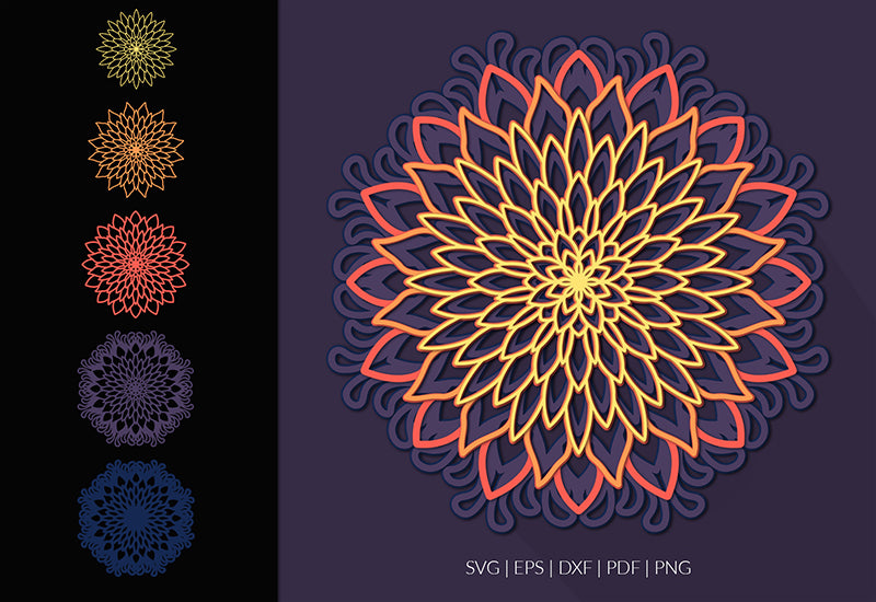 350+ Super Mandala Designs Bundle-Templates-Artixty