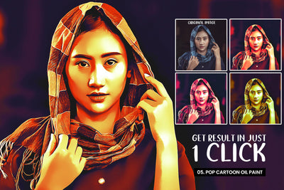 The 10-in-1 Stunning Oil Paint Effects Bundle-Add-Ons-Artixty