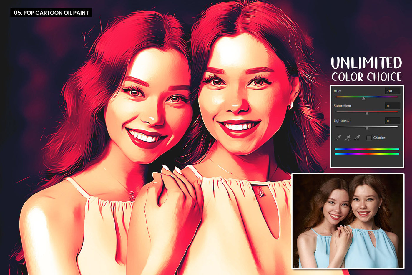 The 10-in-1 Stunning Oil Paint Effects Bundle-Add-Ons-Artixty
