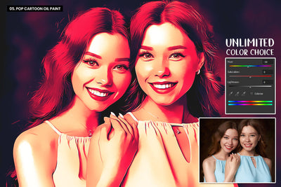 The 10-in-1 Stunning Oil Paint Effects Bundle-Add-Ons-Artixty