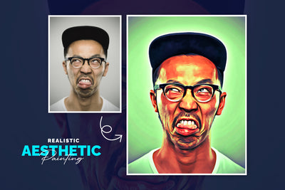 10-In-1 Authentic Painting Photoshop Actions Bundle