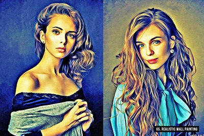 The 10-in-1 Versatile Oil Paint Effects Bundle-Add-Ons-Artixty