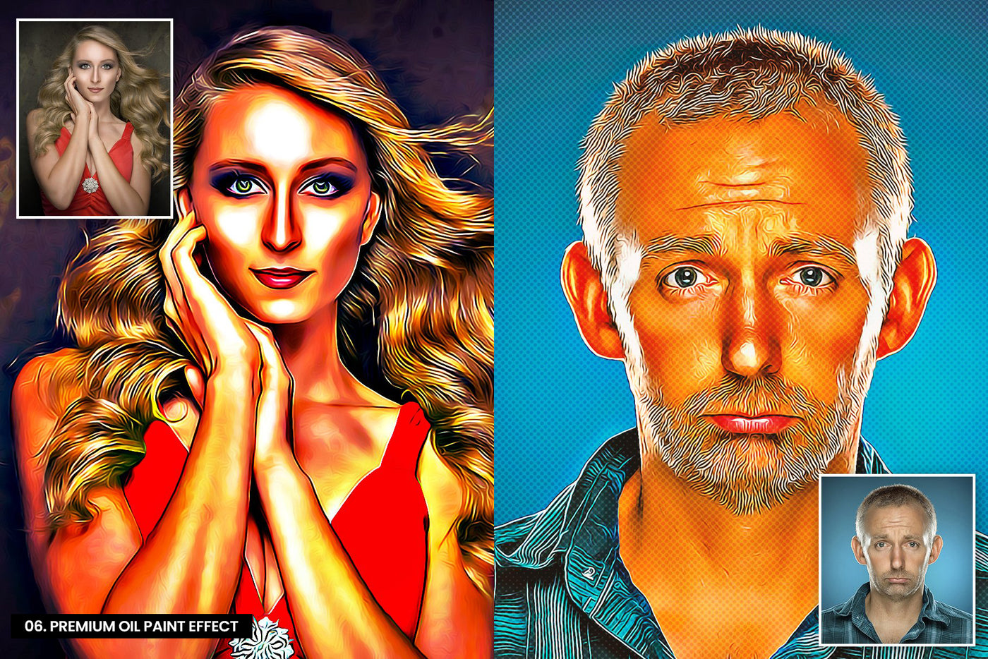The 10-in-1 Marvelous Oil Paint Effects Bundle-Add-Ons-Artixty