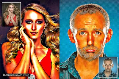 The 10-in-1 Marvelous Oil Paint Effects Bundle-Add-Ons-Artixty