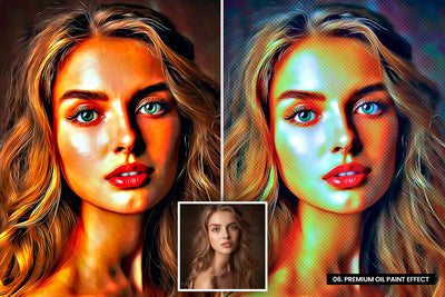 The 10-in-1 Marvelous Oil Paint Effects Bundle-Add-Ons-Artixty