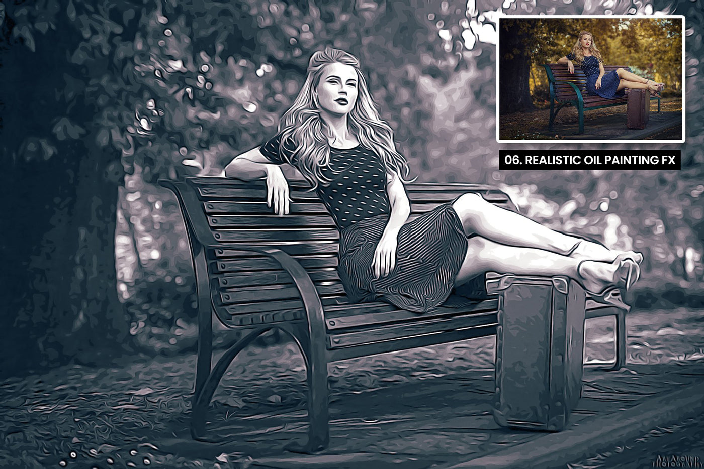The 10-in-1 Stunning Oil Paint Effects Bundle-Add-Ons-Artixty