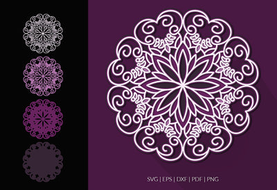 350+ Super Mandala Designs Bundle-Templates-Artixty