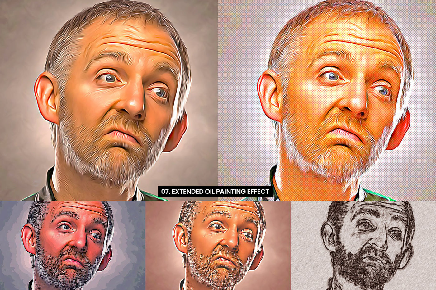 The 10-in-1 Marvelous Oil Paint Effects Bundle-Add-Ons-Artixty