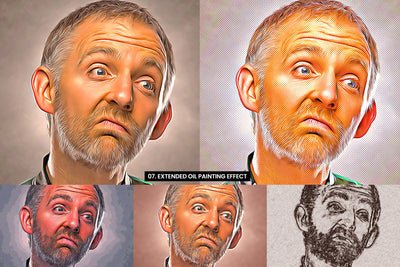 The 10-in-1 Marvelous Oil Paint Effects Bundle-Add-Ons-Artixty