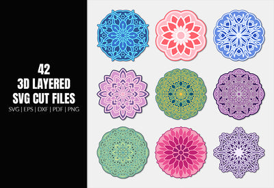 350+ Super Mandala Designs Bundle-Templates-Artixty