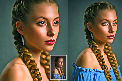 10-In-1 Authentic Painting Photoshop Actions Bundle