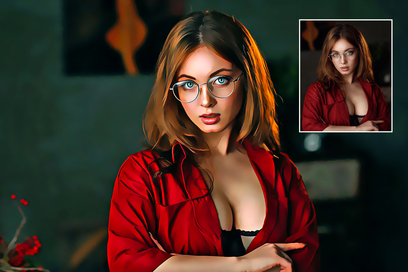 10-In-1 Authentic Painting Photoshop Actions Bundle