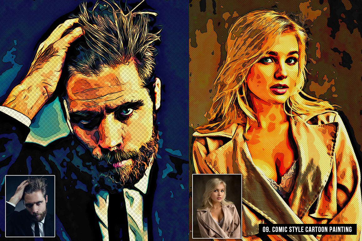 The 10-in-1 Versatile Oil Paint Effects Bundle-Add-Ons-Artixty