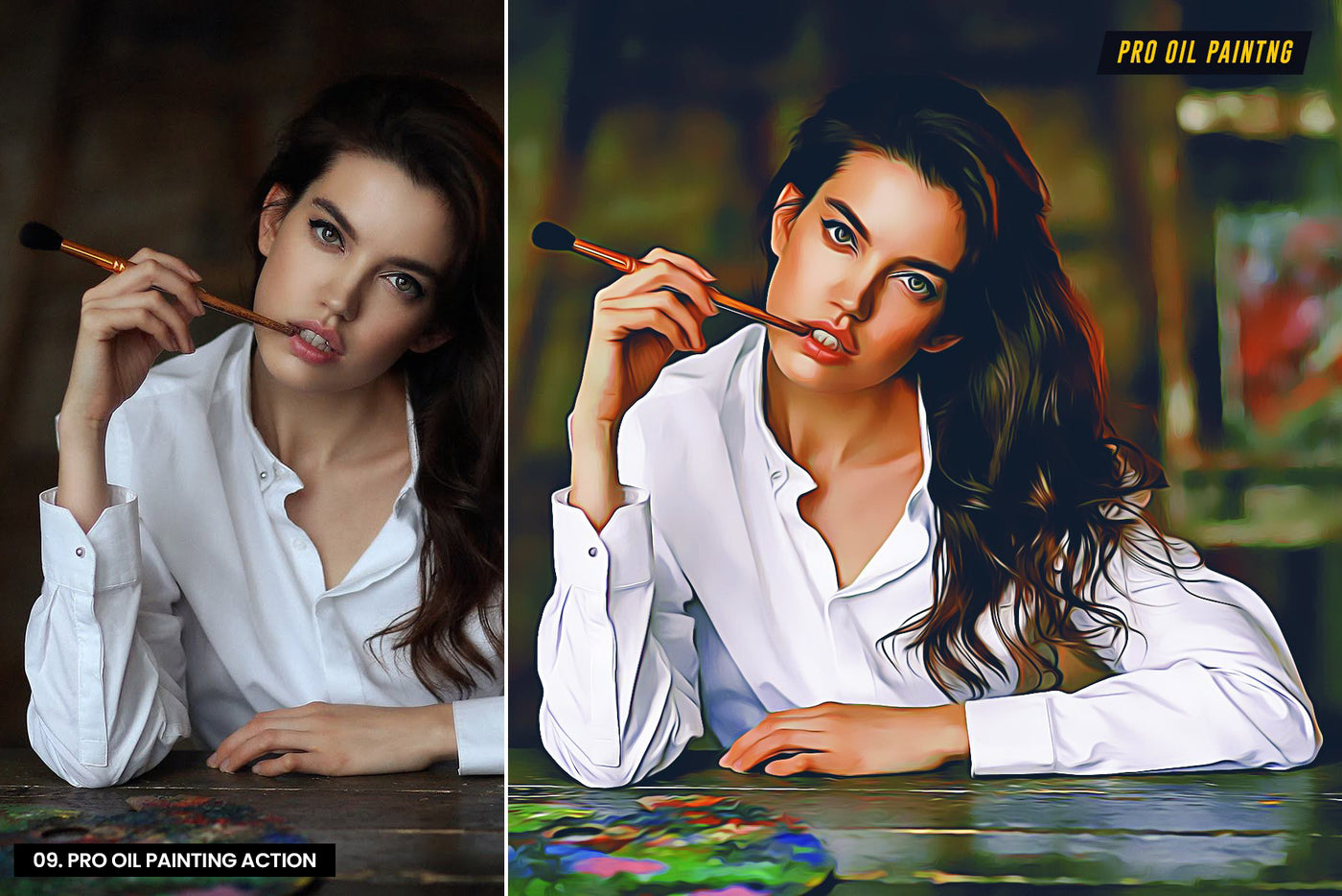 The 10-in-1 Marvelous Oil Paint Effects Bundle-Add-Ons-Artixty