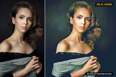 The 10-in-1 Marvelous Oil Paint Effects Bundle-Add-Ons-Artixty