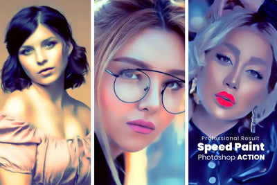 The Painting Effect Photoshop Actions Bundle - Artixty