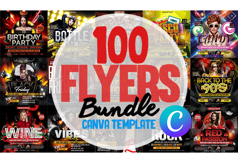 CANVA FLYER TEMPLATES BUNDLE