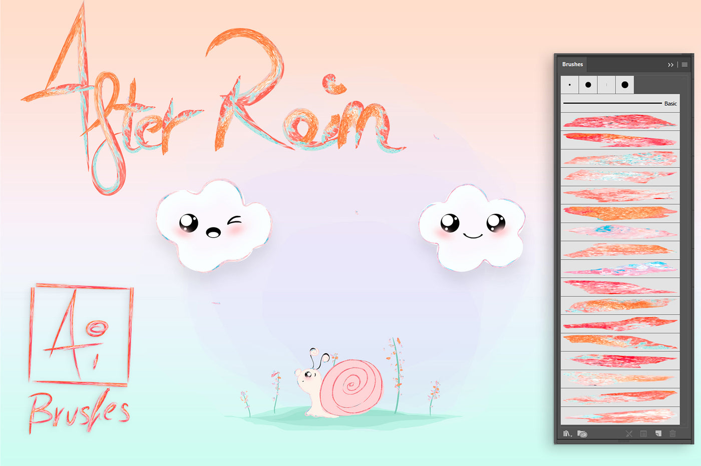 700+ Colourful Illustrator Brushes Bundle-Add-Ons-Artixty