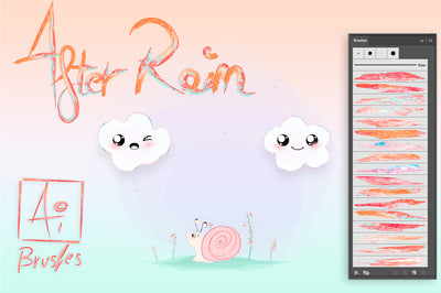 700+ Colourful Illustrator Brushes Bundle-Add-Ons-Artixty