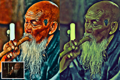 10-In-1 Authentic Painting Photoshop Actions Bundle