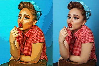 10-In-1 Authentic Painting Photoshop Actions Bundle