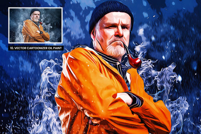 The 10-in-1 Stunning Oil Paint Effects Bundle-Add-Ons-Artixty
