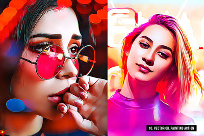 The 10-in-1 Fabulous Oil Paint Effects Bundle-Add-Ons-Artixty