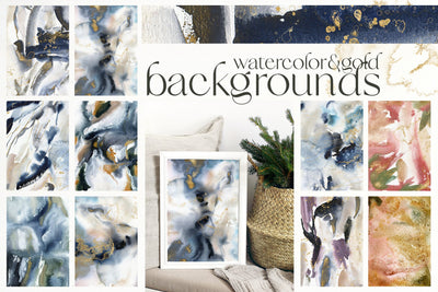 Traditional Christmas Abstract Illustrations Bundle - Artixty