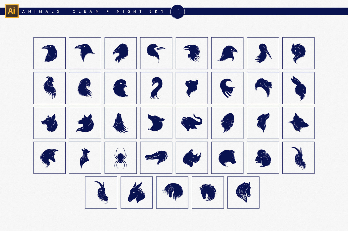 Animal Creation Kit For Photoshop And Illustrator - Artixty