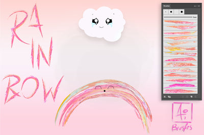 700+ Colourful Illustrator Brushes Bundle-Add-Ons-Artixty
